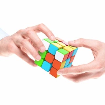 Splaks Zauberwürfel 3x3x3 magisch Würfel Speed Cube einstellbare Dreheigenschaft 